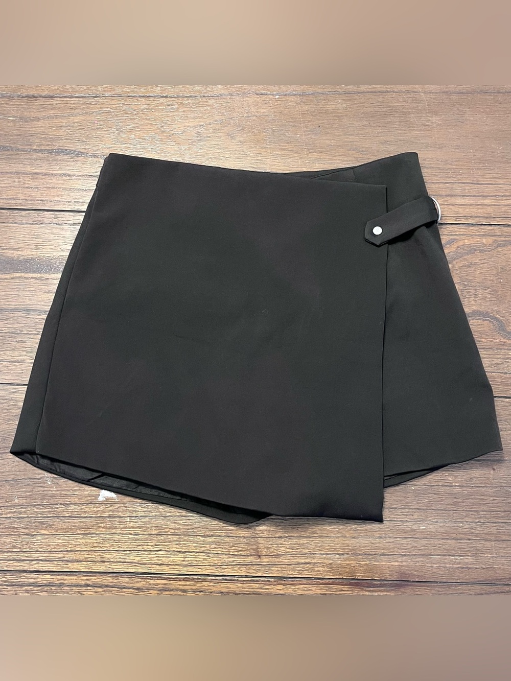 Vintage Charlotte Russe Y2K Black Skort with Branded Waist Tag Womens Small